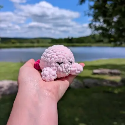 Sleepy Pink Blob 